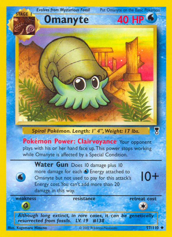 Omanyte (57/110) [Legendary Collection] | Card Citadel
