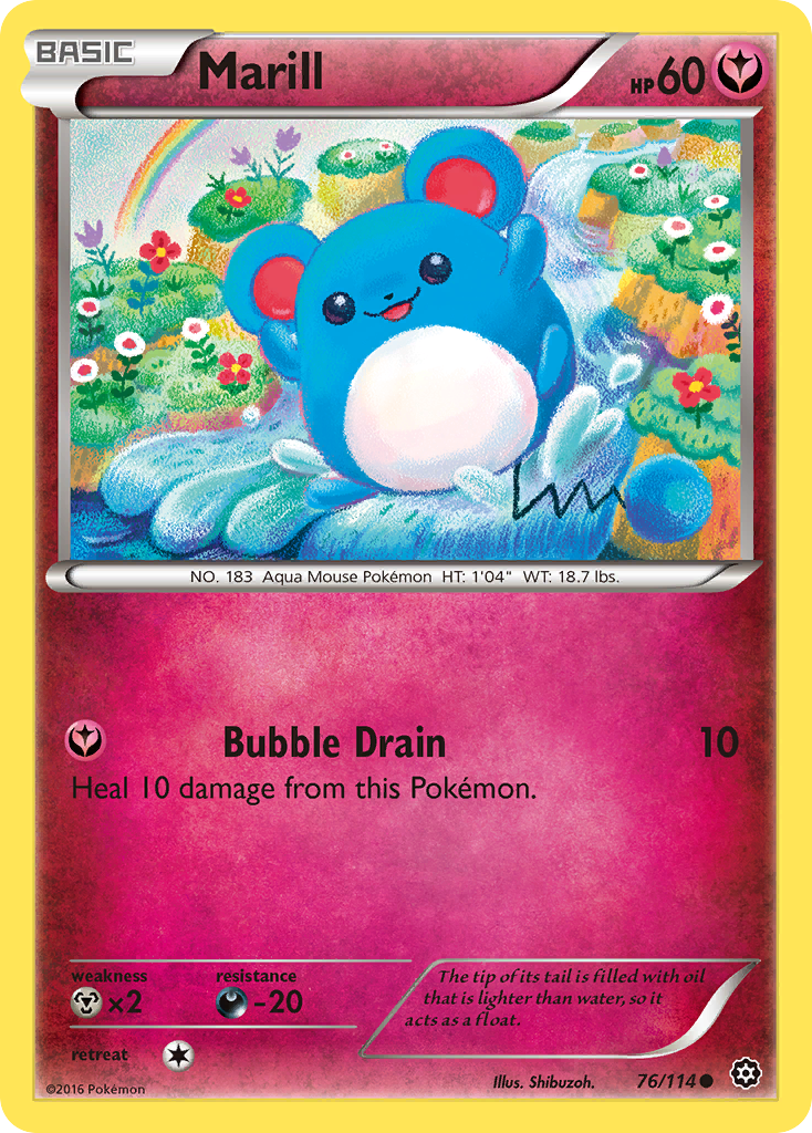 Marill (76/114) [XY: Steam Siege] | Card Citadel