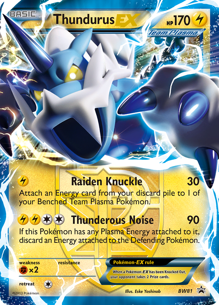 Thundurus EX (BW81) [Black & White: Black Star Promos] | Card Citadel