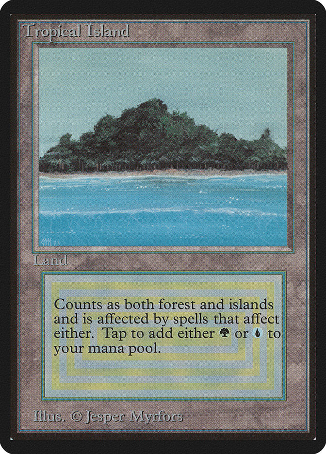 Tropical Island [Limited Edition Beta] | Card Citadel