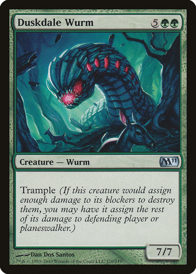 Duskdale Wurm [Magic 2011] | Card Citadel