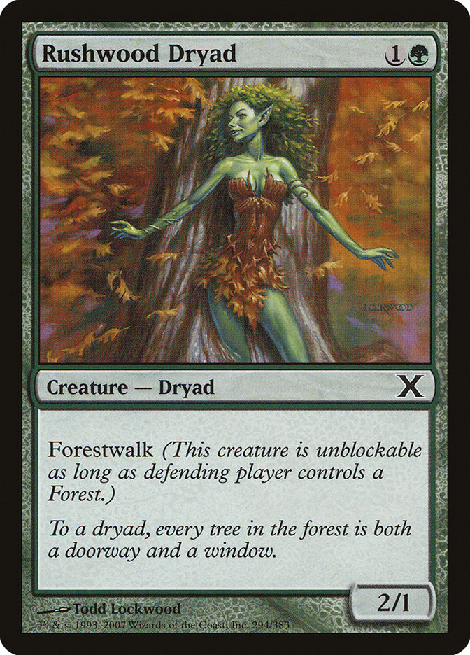 Rushwood Dryad [Tenth Edition] | Card Citadel