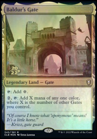 Baldur's Gate [Commander Legends: Battle for Baldur's Gate Prerelease Promos] | Card Citadel