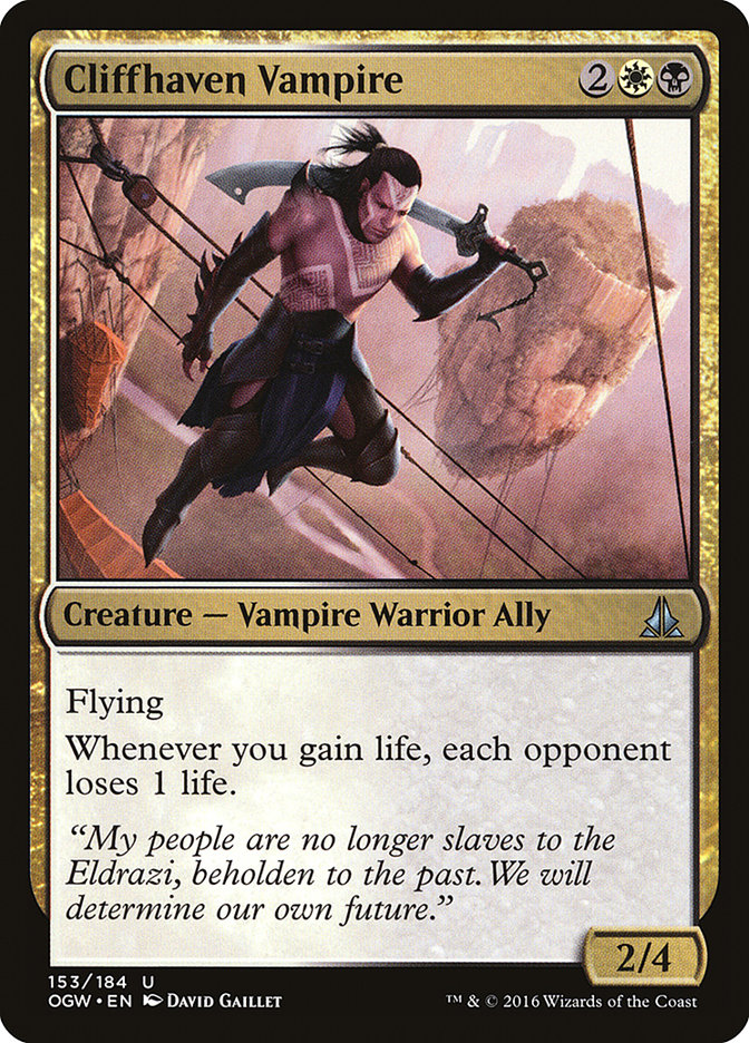 Cliffhaven Vampire [Oath of the Gatewatch] | Card Citadel