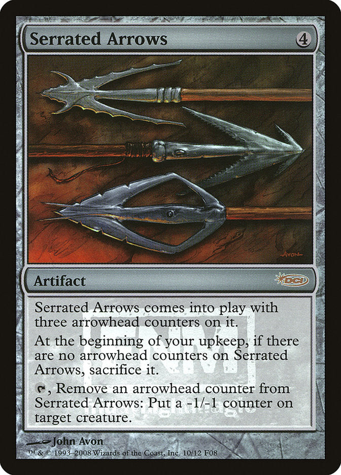Serrated Arrows [Friday Night Magic 2008] | Card Citadel