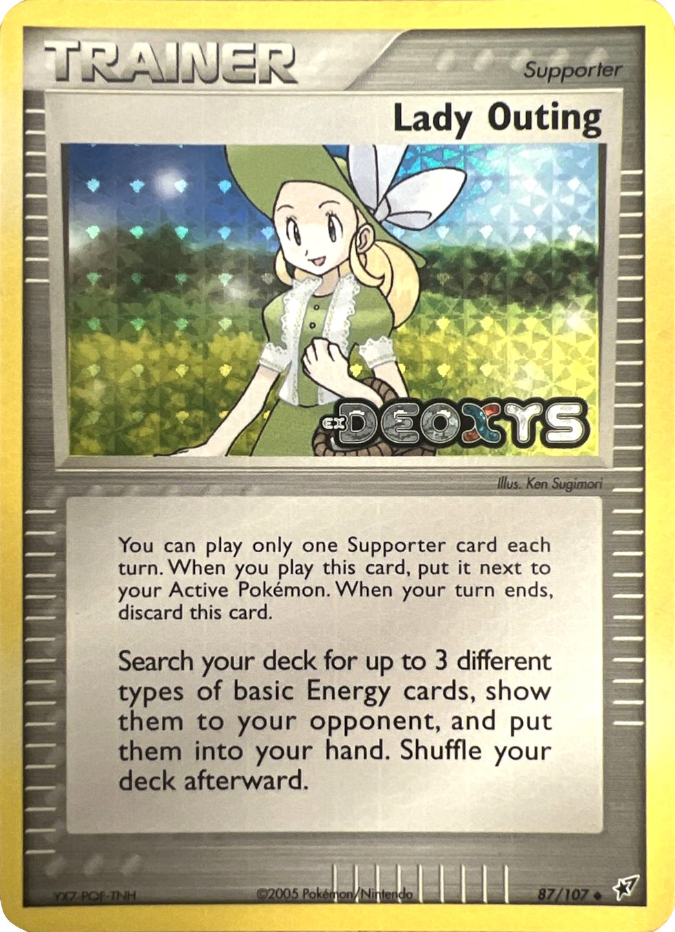 Lady Outing (87/107) (Stamped) [EX: Deoxys] | Card Citadel