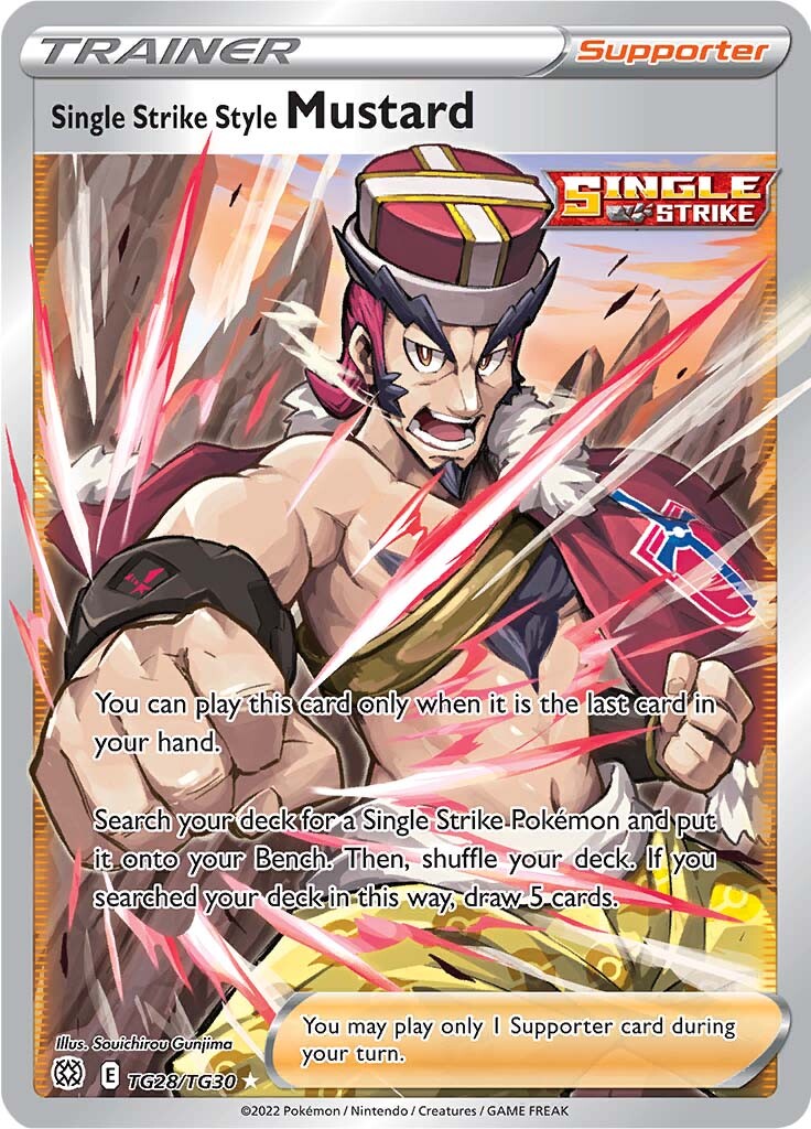 Single Strike Style Mustard (TG28/TG30) [Sword & Shield: Brilliant Stars] | Card Citadel