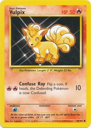 Vulpix (68/102) [Base Set Unlimited] | Card Citadel