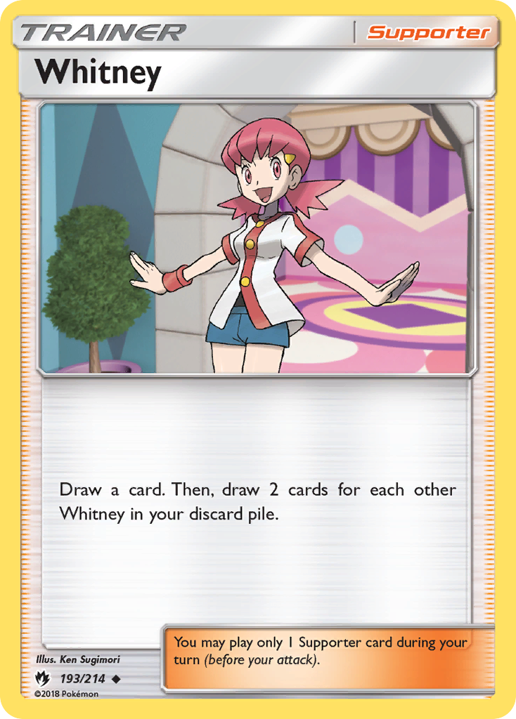 Whitney (193/214) [Sun & Moon: Lost Thunder] | Card Citadel