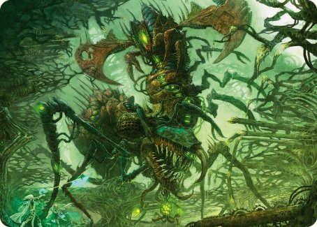 Skyscythe Engulfer Art Card [Phyrexia: All Will Be One Art Series] | Card Citadel