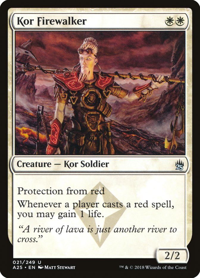 Kor Firewalker [Masters 25] | Card Citadel