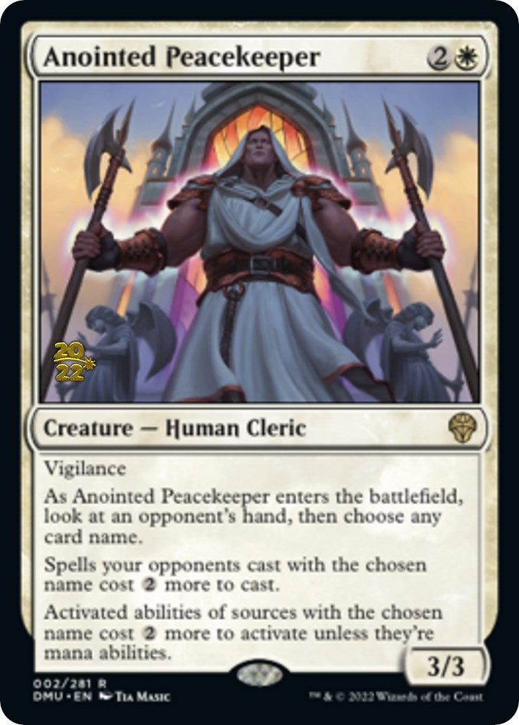 Anointed Peacekeeper [Dominaria United Prerelease Promos] | Card Citadel