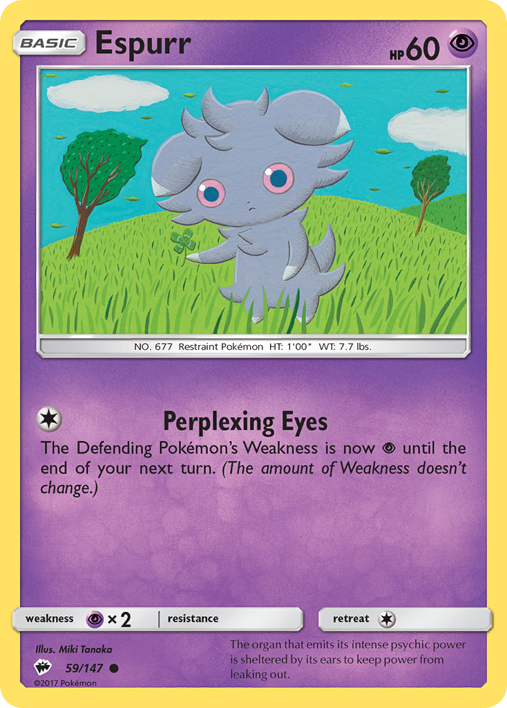 Espurr (59/147) [Sun & Moon: Burning Shadows] | Card Citadel