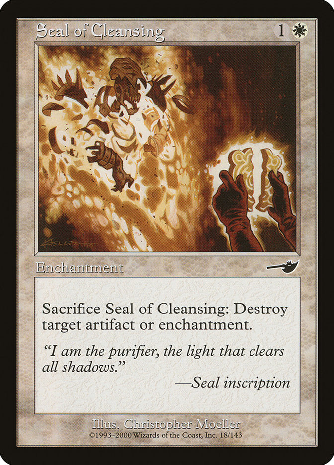 Seal of Cleansing [Nemesis] | Card Citadel