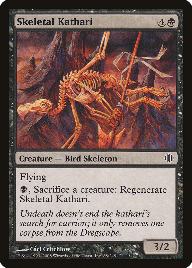 Skeletal Kathari [Shards of Alara] | Card Citadel