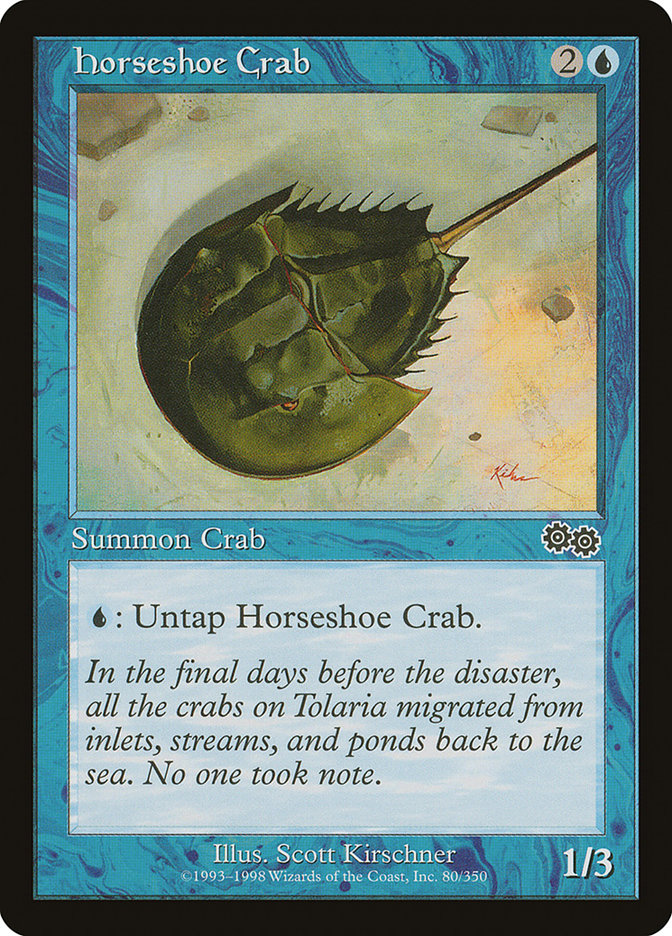 Horseshoe Crab [Urza's Saga] | Card Citadel