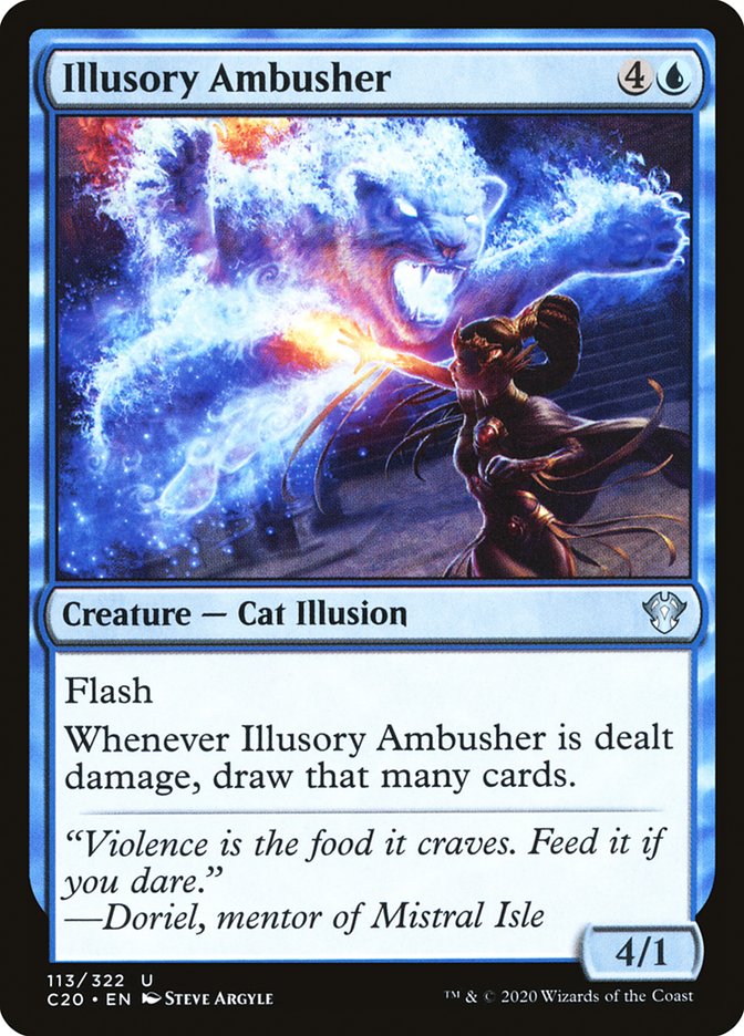 Illusory Ambusher [Commander 2020] | Card Citadel