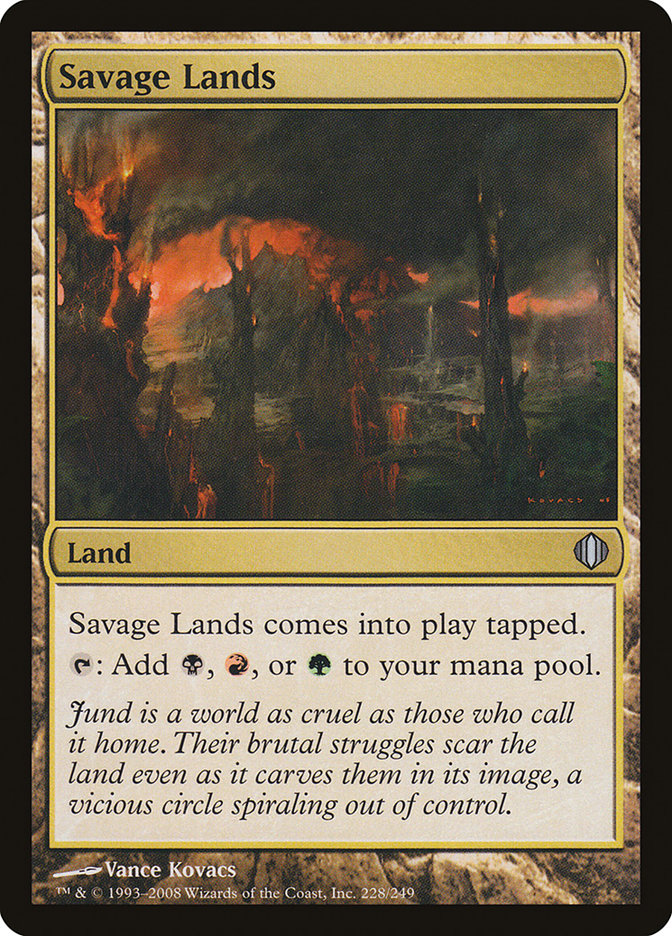 Savage Lands [Shards of Alara] | Card Citadel