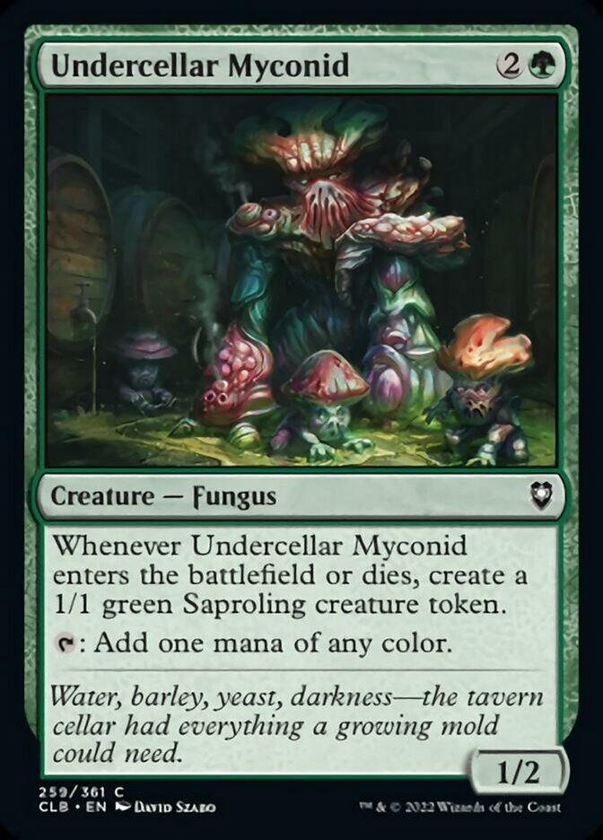 Undercellar Myconid [Commander Legends: Battle for Baldur's Gate] | Card Citadel