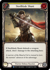 Steelblade Shunt (Yellow) [U-WTR127] (Welcome to Rathe Unlimited)  Unlimited Normal | Card Citadel