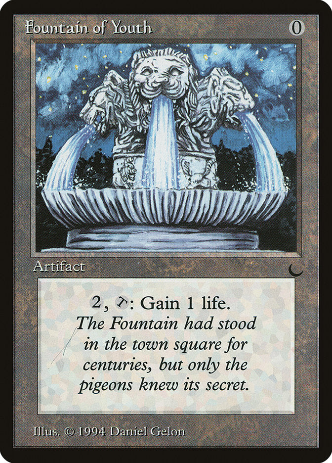 Fountain of Youth (Misprinted) [The Dark] | Card Citadel