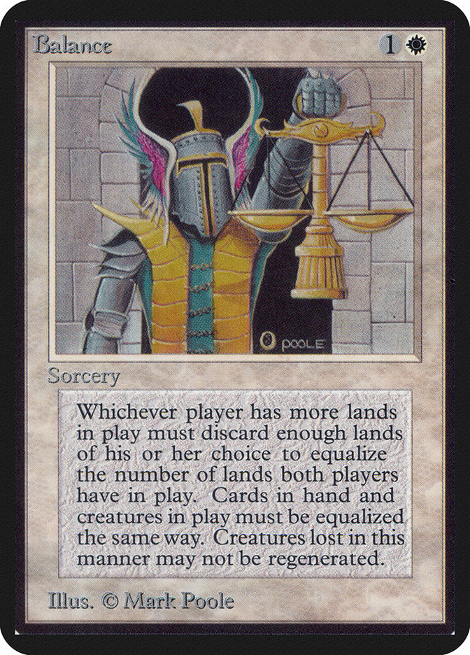Balance [Limited Edition Alpha] | Card Citadel
