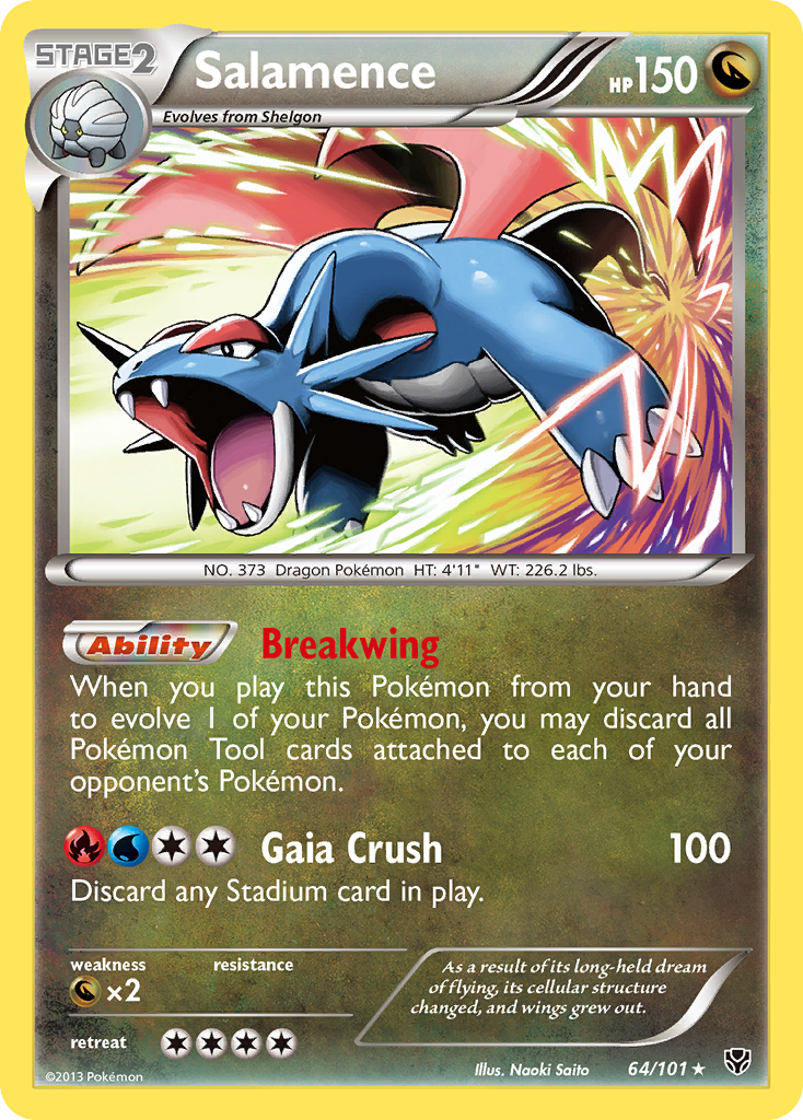 Salamence (64/101) [Black & White: Plasma Blast] | Card Citadel