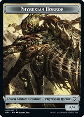 Servo // Phyrexian Horror Double-Sided Token [The Brothers' War Commander Tokens] | Card Citadel