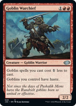 Goblin Warchief [Jumpstart 2022] | Card Citadel