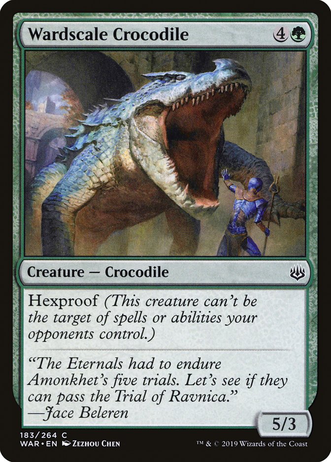 Wardscale Crocodile [War of the Spark] | Card Citadel