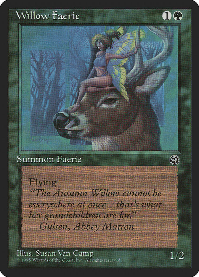 Willow Faerie (Gulsen Flavor Text) [Homelands] | Card Citadel