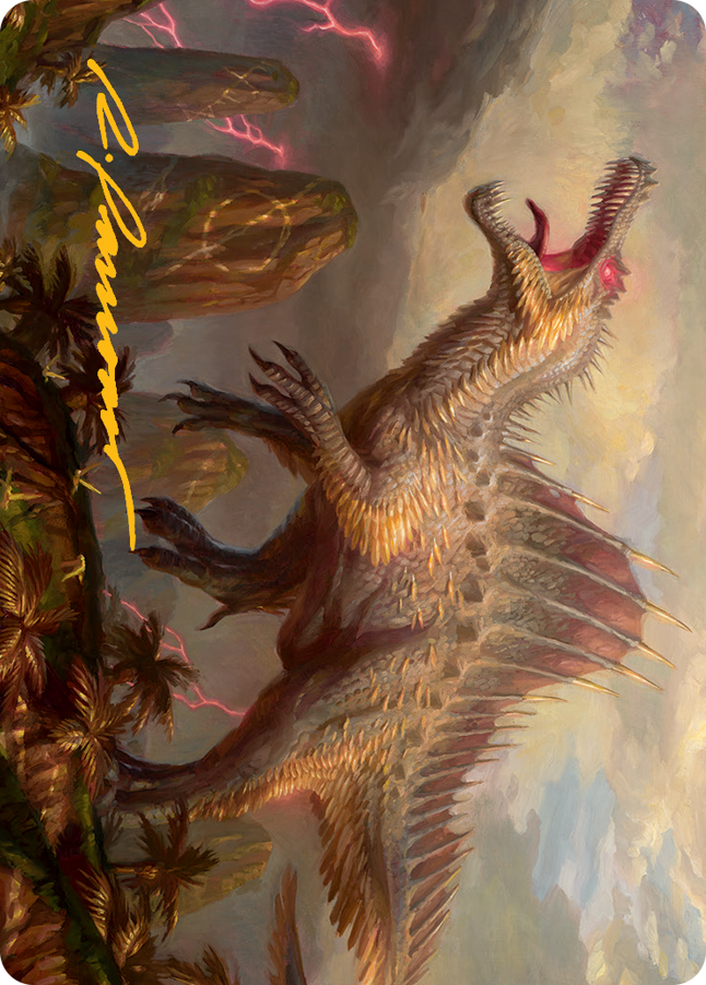 Etali, Primal Conqueror Art Card (Gold-Stamped Signature) [March of the Machine Art Series] | Card Citadel