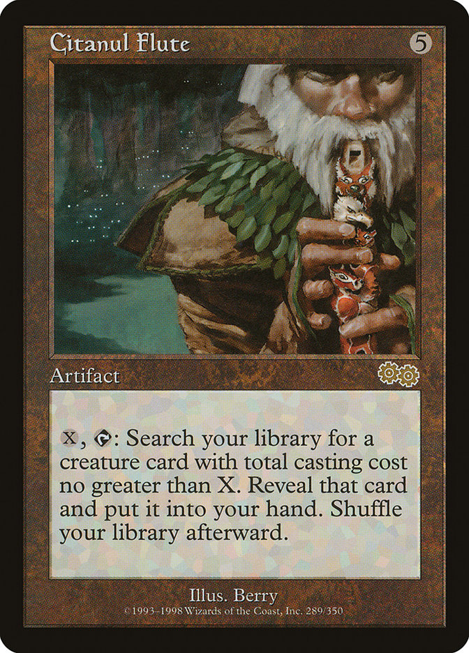 Citanul Flute [Urza's Saga] | Card Citadel