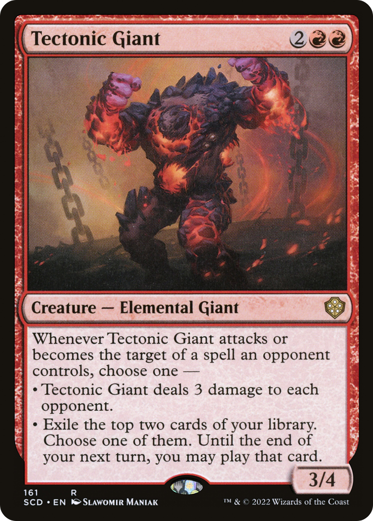 Tectonic Giant [Starter Commander Decks] | Card Citadel