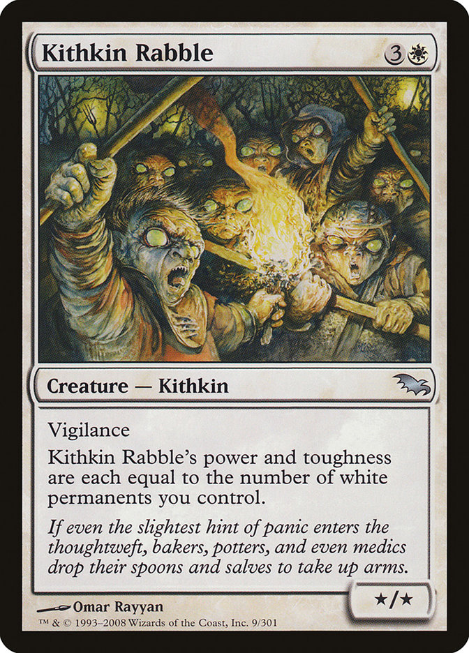 Kithkin Rabble [Shadowmoor] | Card Citadel