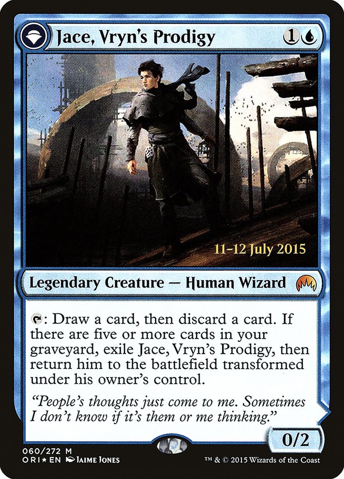 Jace, Vryn's Prodigy // Jace, Telepath Unbound [Magic Origins Promos] | Card Citadel