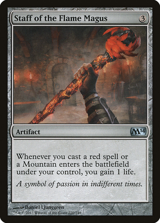 Staff of the Flame Magus [Magic 2014] | Card Citadel