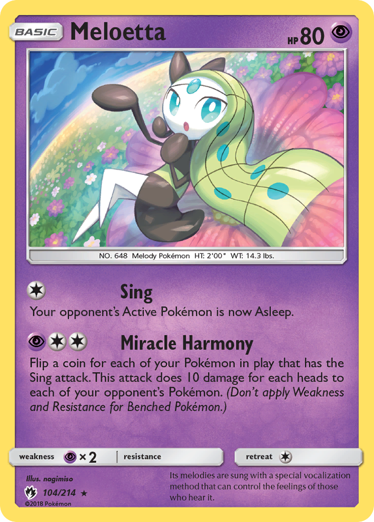 Meloetta (104/214) [Sun & Moon: Lost Thunder] | Card Citadel