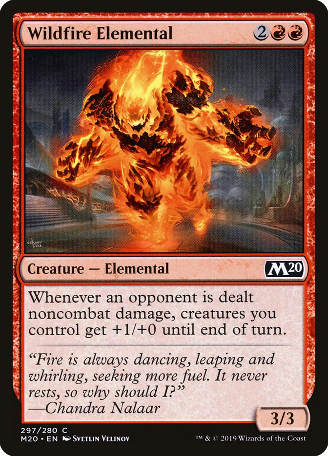 Wildfire Elemental [Core Set 2020] | Card Citadel