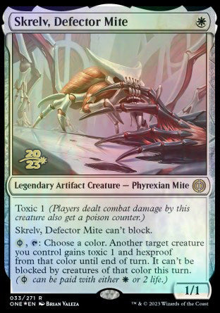 Skrelv, Defector Mite [Phyrexia: All Will Be One Prerelease Promos] | Card Citadel