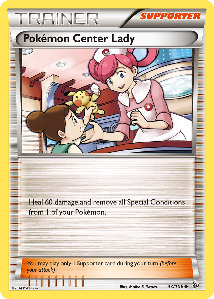 Pokemon Center Lady (93/106) [XY: Flashfire] | Card Citadel