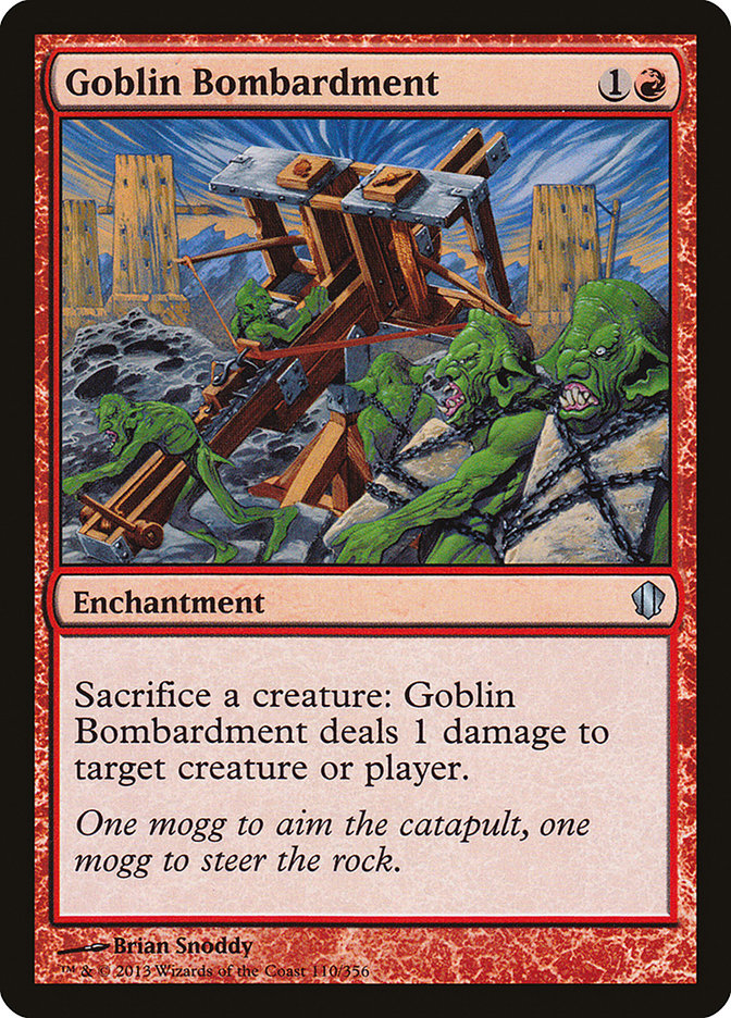 Goblin Bombardment [Commander 2013] | Card Citadel