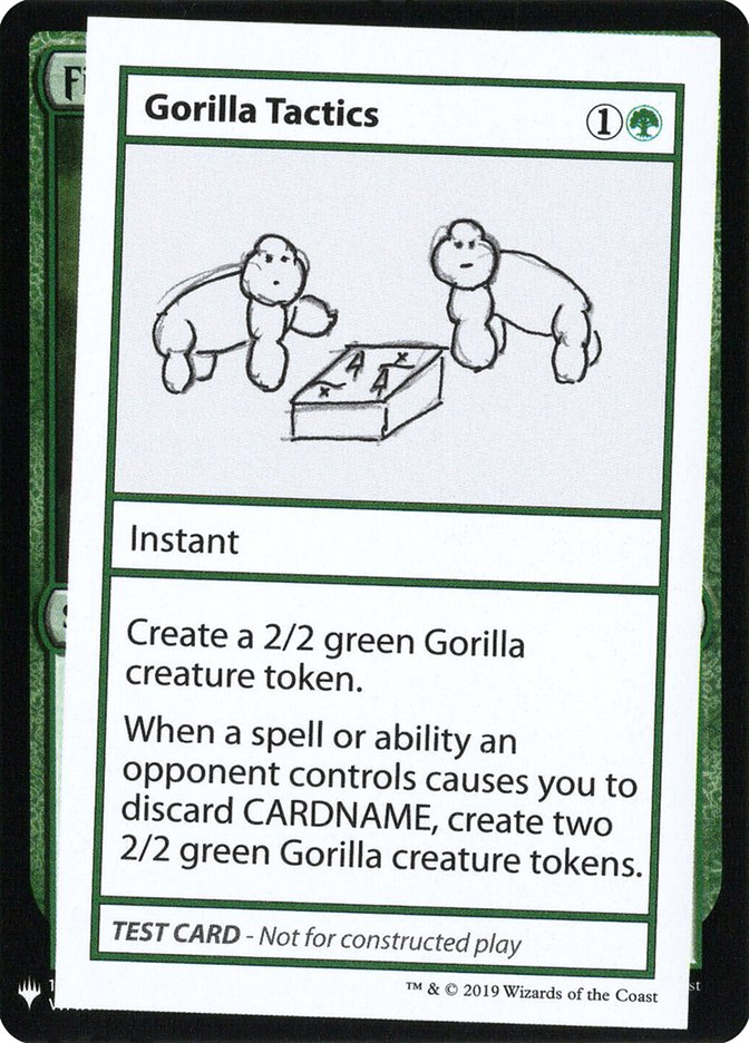 Gorilla Tactics [Mystery Booster Playtest Cards] | Card Citadel