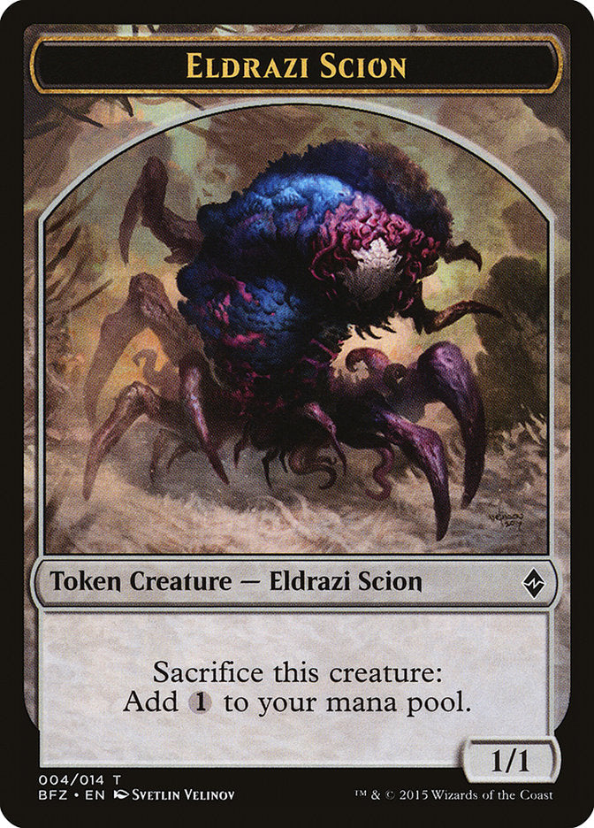 Eldrazi Scion (004/014) [Battle for Zendikar Tokens] | Card Citadel