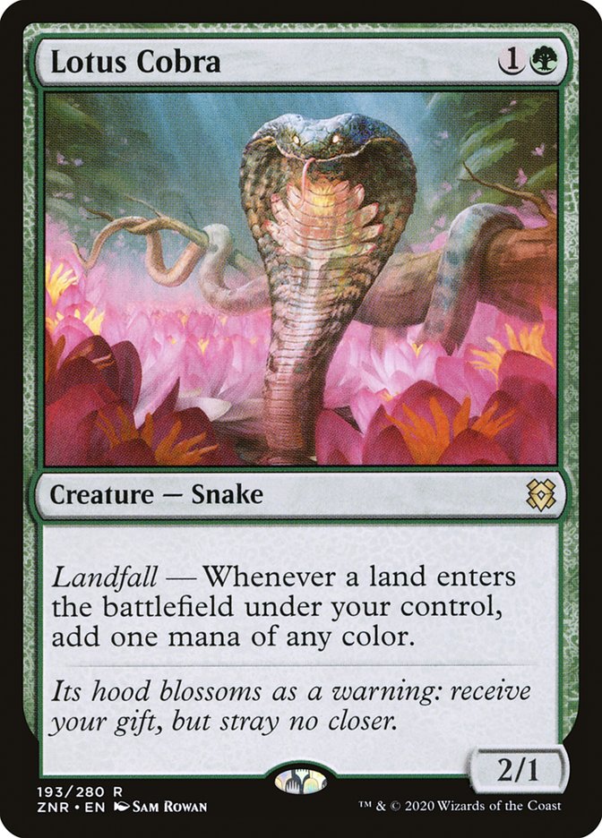 Lotus Cobra [Zendikar Rising] | Card Citadel