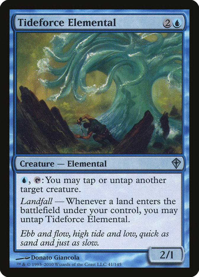 Tideforce Elemental [Worldwake] | Card Citadel