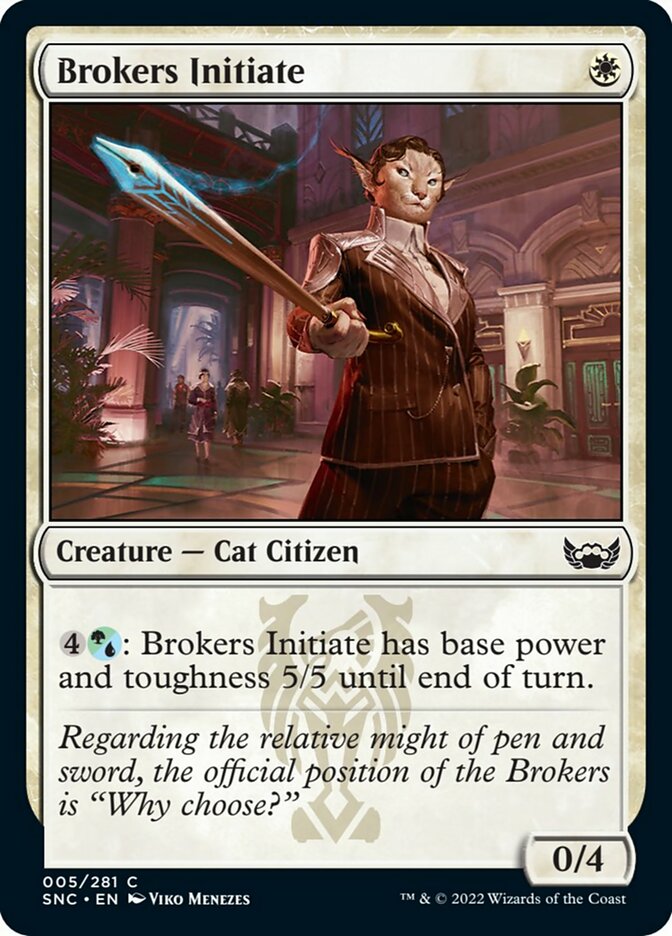 Brokers Initiate [Streets of New Capenna] | Card Citadel