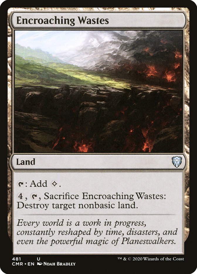 Encroaching Wastes [Commander Legends] | Card Citadel