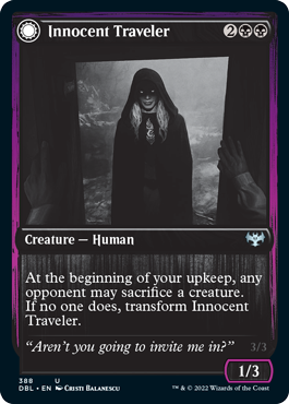 Innocent Traveler // Malicious Invader [Innistrad: Double Feature] | Card Citadel