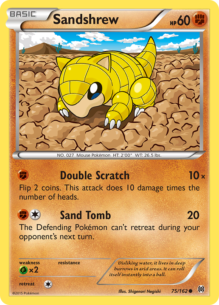 Sandshrew (75/162) [XY: BREAKthrough] | Card Citadel